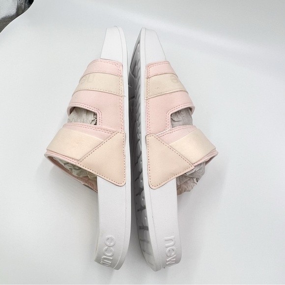 New Balance Women's 202 V2 White Pink Peach Slip On Slides Sandals Shoes Size 12 - Picture 7 of 9